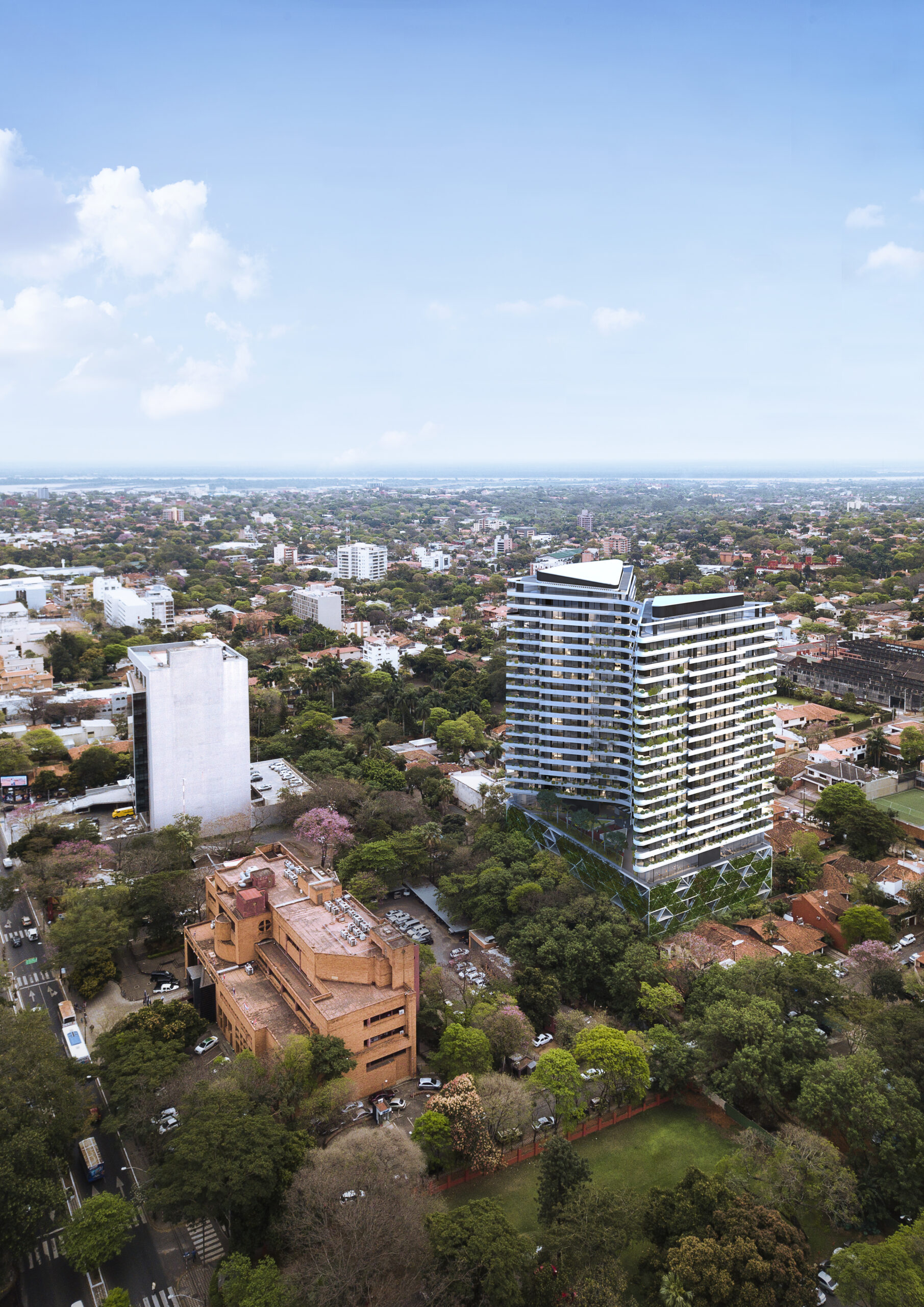 1. Vista Aérea Del Edificio Desde Se